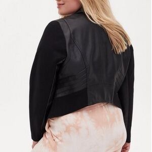 Torrid Faux Leather Moto Jacket 6x